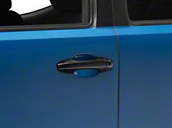 Chrome Delete Door Handle Covers; Gloss Black (16-23 Tacoma Access Cab, Double Cab)