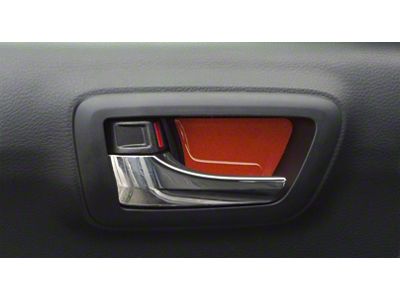 Door Handle Insert Accent Trim; Inferno (16-23 Tacoma)