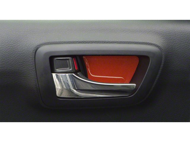 Door Handle Insert Accent Trim; Inferno (16-23 Tacoma)