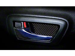 Door Handle Insert Accent Trim; Raw Carbon Fiber (16-23 Tacoma)