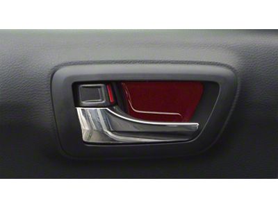 Door Handle Insert Accent Trim; Ruby Red (16-23 Tacoma)