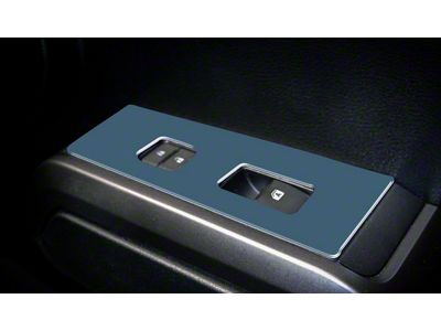 Door Switch Panel Accent Trim; Cavalry Blue (16-23 Tacoma Access Cab)