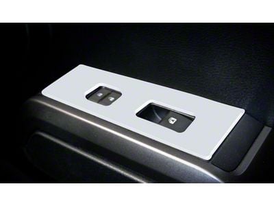 Door Switch Panel Accent Trim; Gloss White (16-23 Tacoma)