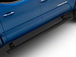 Go Rhino E-BOARD E1 Electric Running Boards; Protective Bedliner Coating (16-23 Tacoma Double Cab)