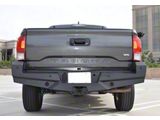 Elevation Rear Bumper; Fine Textured Black (16-23 Tacoma)