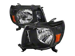 Euro Style Headlights; Pair (05-11 Tacoma)