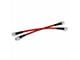 Extended Rear Brake Lines; Smoke Black (05-23 Tacoma)