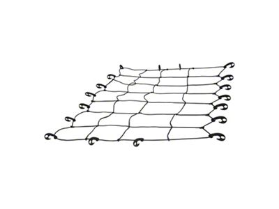 Extended Roof Rack Cargo Net; 65-Inch x 38-Inch