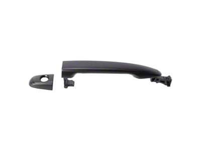 Exterior Door Handle; Front Driver or Passenger Side; Black (05-15 Tacoma w/ Lock Provision)