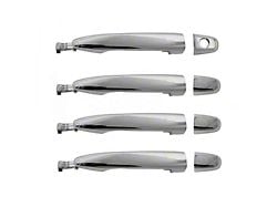 Exterior Door Handles; Front and Rear; Chrome (05-15 Tacoma Double Cab)