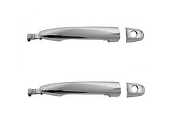 Exterior Door Handles; Front; Chrome; Chrome (05-15 Tacoma w/ Lock Provision)