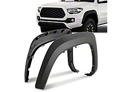Factory Style Front Fender Flares; Textured Black (16-23 Tacoma)