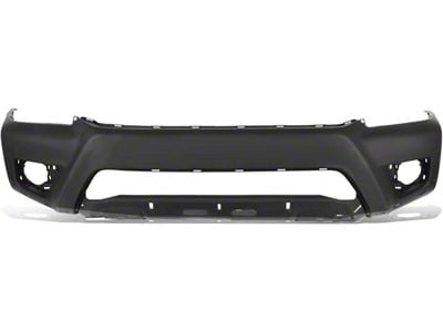 Factory Style Front Bumper Cover with Fog Light Openings; Primed Black (12-13 Tacoma X-Runner)