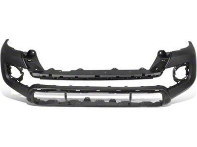 Factory Style Front Bumper Cover with Fog Light Openings; Primed Black (16-23 Tacoma, Excluding TRD Pro)