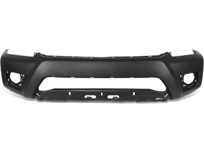 Factory Style Front Bumper Cover with Fog Light Openings; Textured Black (12-15 Tacoma Base)