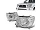 Factory Style Headlights with Clear Corners; Chrome Housing; Clear Lens (05-11 Tacoma)