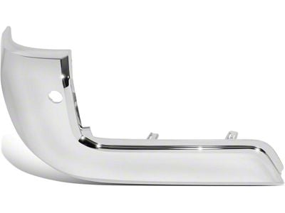 Factory Style Rear Bumper End with Parking Sensor Holes; Driver Side; Chrome (16-23 Tacoma, Excluding SR & TRD Pro)