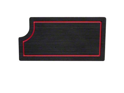 Foam QI Phone Charger Insert; Black/Red (16-23 Tacoma)