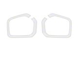 Fog Light Accent Trim; Gloss White (16-23 Tacoma Limited, SR, SR5)