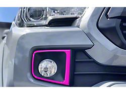 Fog Light Accent Trim; Hot Pink (16-23 Tacoma TRD Off-Road, TRD Sport)