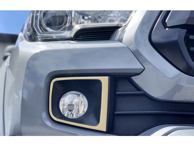 Fog Light Accent Trim; Quicksand Tan (16-23 Tacoma TRD Off-Road, TRD Sport)