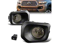 Fog Lights with Switch and Black Bezels; Smoked (16-23 Tacoma)