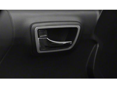 Front Door Handle Surround Accent Trim; Charcoal Silver (16-23 Tacoma)