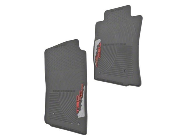 Front Floor Mats; Black (05-11 Tacoma)