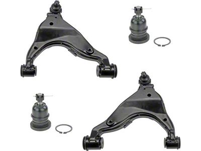 Front Lower Control Arms with Upper Ball Joints (05-15 6-Lug Tacoma)