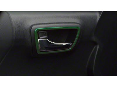 Front and Rear Door Handle Surround Accent Trim; Army Green (16-23 Tacoma Access Cab)