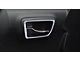 Front and Rear Door Handle Surround Accent Trim; Brushed Silver (16-23 Tacoma Double Cab)