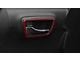 Front and Rear Door Handle Surround Accent Trim; Ruby Red (16-23 Tacoma Double Cab)