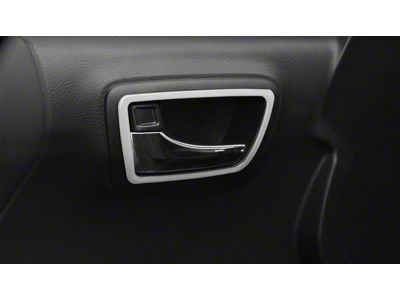Front and Rear Door Handle Surround Accent Trim; Turbo Silver (16-23 Tacoma Access Cab)