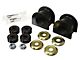 Front Sway Bar Bushings; 30mm; Black (05-15 Tacoma Pre Runner)