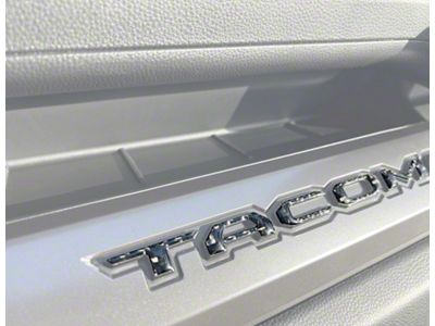 Glove Box Letter Overlays; Forged Carbon Fiber (24-25 Tacoma)