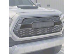 Grille Accent Trim; Forged Carbon Fiber (16-23 Tacoma TRD Pro)