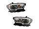 Halogen Headlights; Chrome Housing; Clear Lens (16-23 Tacoma w/ Factory LED DRL)