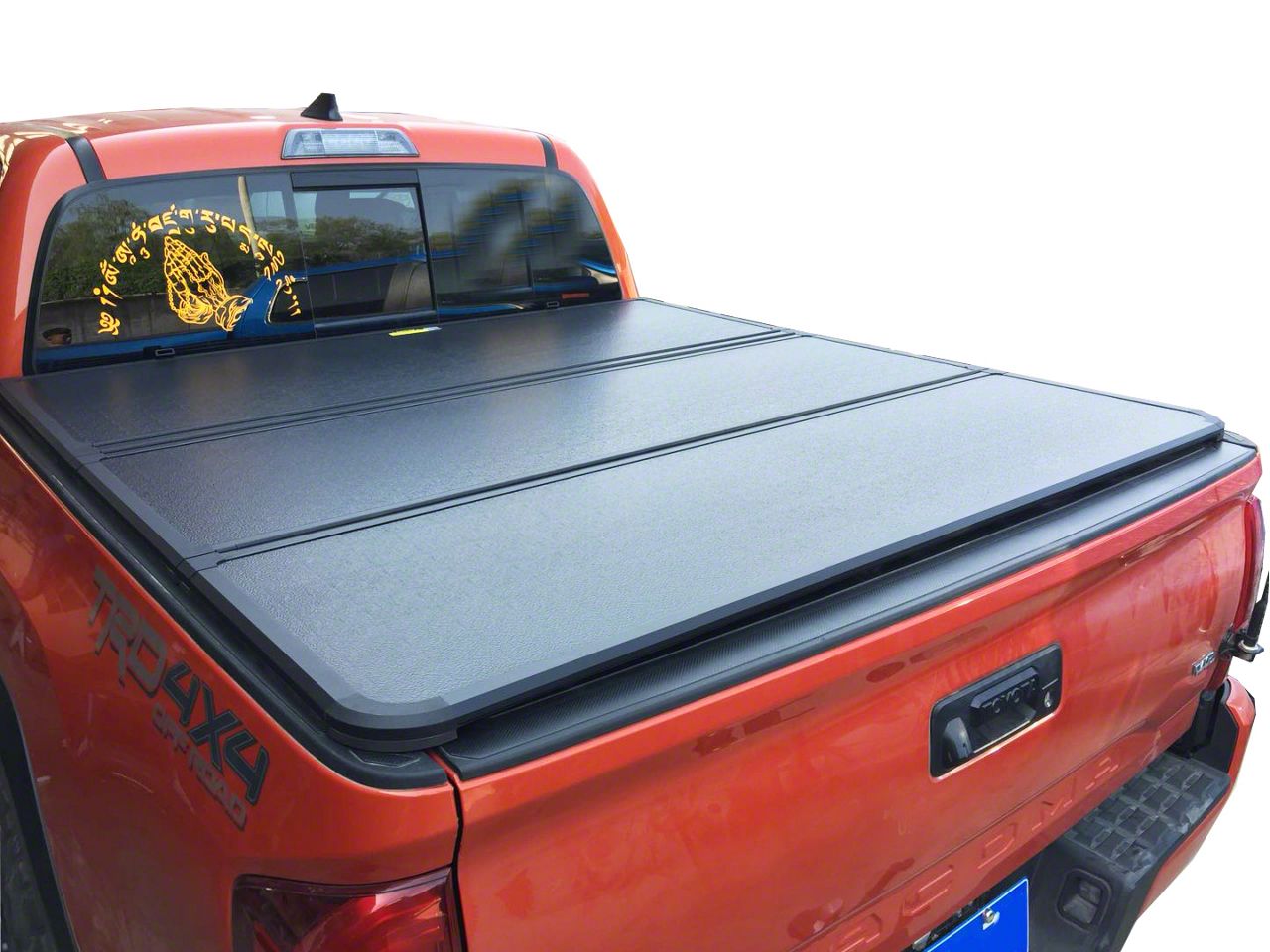 Tacoma Hard Tri-Fold Tonneau Cover (16-23 Tacoma W/ 5-Foot Bed) - Free ...