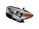 Headlight; Chrome Housing; Clear Lens; Driver Side (19-23 Tacoma w/o Fog Lights)