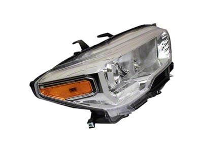 Headlight; Chrome Housing; Clear Lens; Passenger Side (19-23 Tacoma w/o Fog Lights)