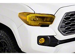 Headlight Covers; Transparent Yellow (16-23 Tacoma)