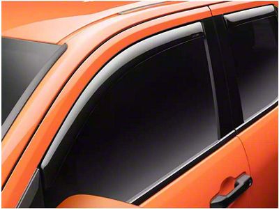 In-Channel Ventvisor Window Deflectors; Front and Rear; Dark Smoke (24-25 Tacoma)