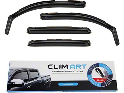 in-Channel Window Deflectors (16-23 Tacoma Double Cab)