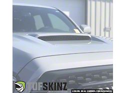 Inner Hood Scoop Line Accent; Forged Carbon Fiber (16-23 Tacoma)