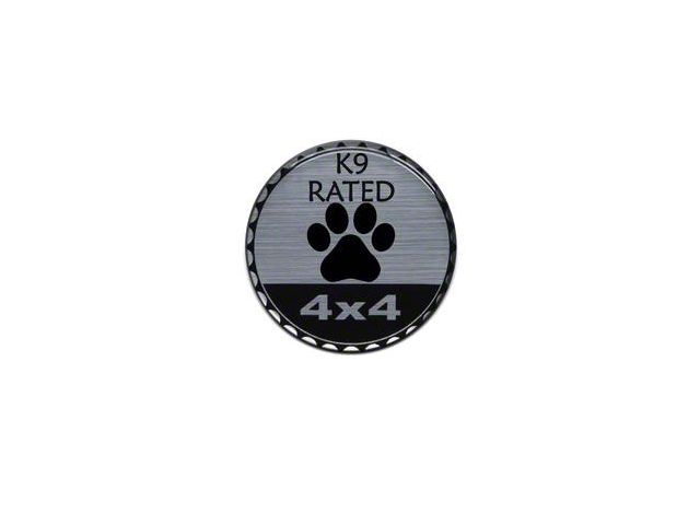 K9 Rated Badge (Universal; Some Adaptation May Be Required)