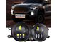 LED Fog Lights; Black Housing (16-19 Tacoma)