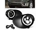 LED Halo Projector Fog Lights with Switch; Clear (05-11 Tacoma)