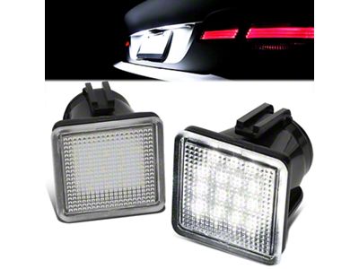 LED License Plate Lights; White (16-19 Tacoma)