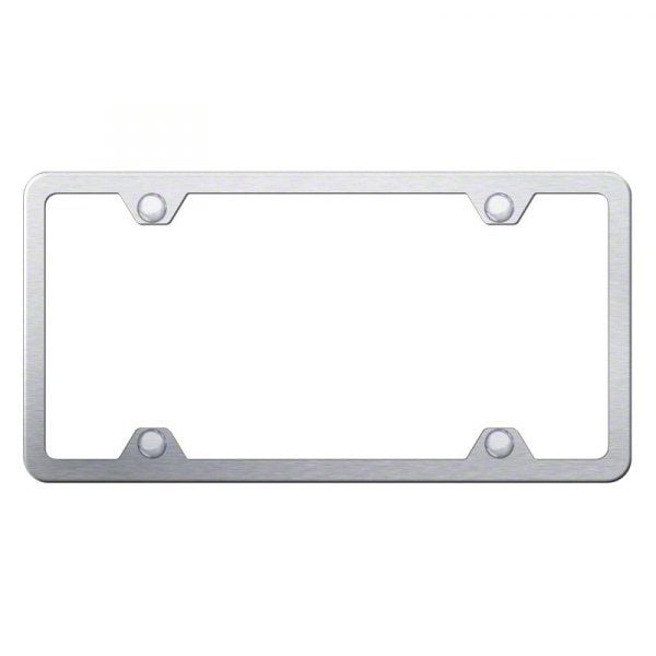 Tacoma 4-Hole Slimline License Plate Frame (Universal; Some Adaptation ...