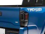 Light Bar LED Tail Lights; Black Housing; Smoked Lens (16-23 Tacoma)